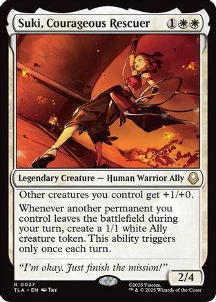 Suki, Courageous Rescuer (TLA-037) - Avatar: The Last Airbender