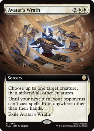Avatar's Wrath (Extended Art) (TLA-365) - Avatar: The Last Airbender