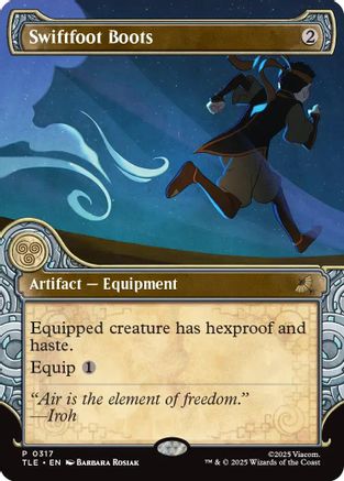 Swiftfoot Boots (Showcase) (TLE-317) - Avatar: The Last Airbender: Eternal-Legal