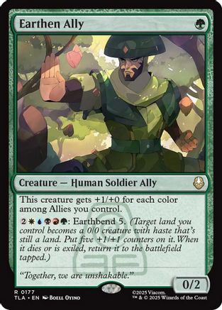 Earthen Ally (TLA-177) - Avatar: The Last Airbender Foil