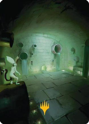 Swamp Art Card (Gold-Stamped Planeswalker Symbol) (ASTLA-052) - Art Series: Avatar: The Last Airbender