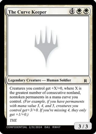 The Curve Keeper (-) - Un-Known Event Playtest Cards