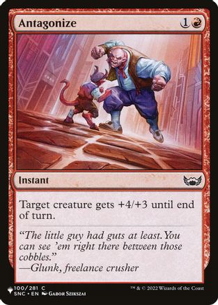 Antagonize (LIST-100) - The List Reprints