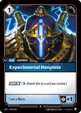 Experimental Hexplate (073/221) - Spiritforged Foil