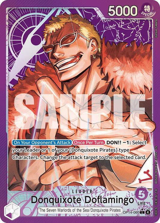 Donquixote Doflamingo - OP14-060 (Alternate Art) [The Azure Sea's Seven]
