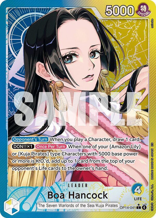 Boa Hancock - OP14-041 (Alternate Art) [The Azure Sea's Seven]