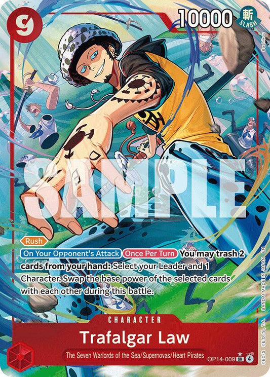 Trafalgar Law - OP14-009 (Alternate Art) [The Azure Sea's Seven]