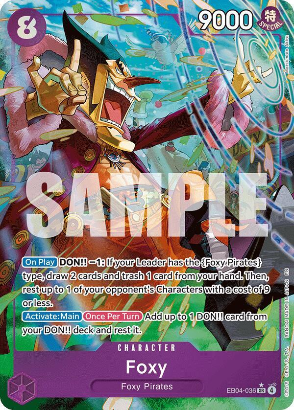 Foxy (Alternate Art) (EB04-036) [The Azure Sea's Seven]