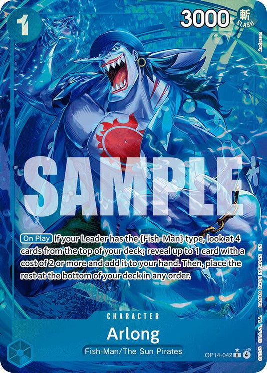 Arlong (Alternate Art) (OP14-042) [The Azure Sea's Seven]