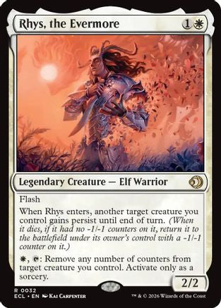 Rhys, the Evermore (ECL-032) - Lorwyn Eclipsed