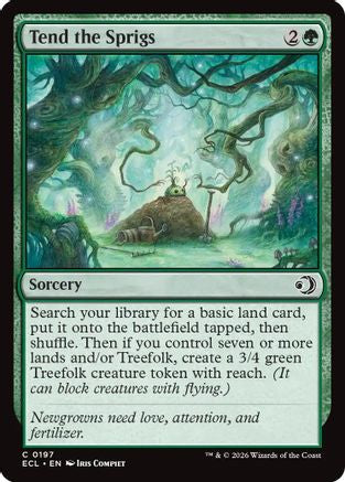 Tend the Sprigs (ECL-197) - Lorwyn Eclipsed
