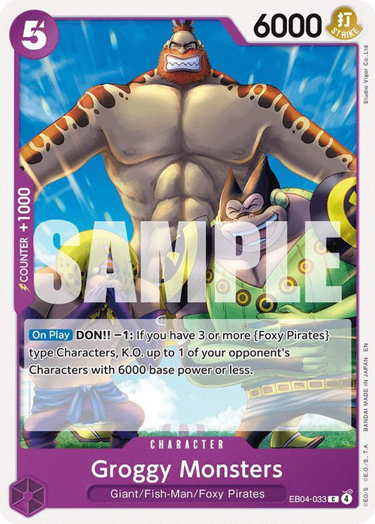 Groggy Monsters (EB04-033) [The Azure Sea's Seven]