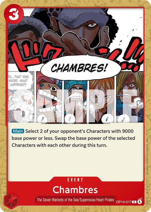 Chambres (OP14-017) [The Azure Sea's Seven]