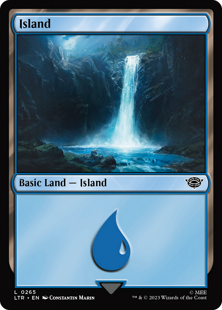 Island (LTR-265) - The Lord of the Rings: Tales of Middle-earth Foil