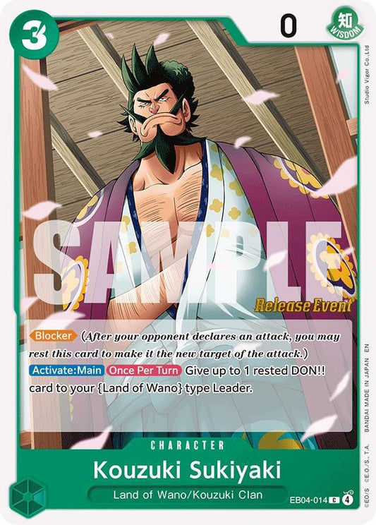 Kouzuki Sukiyaki (EB04-014) [The Azure Sea's Seven Release Event Cards]