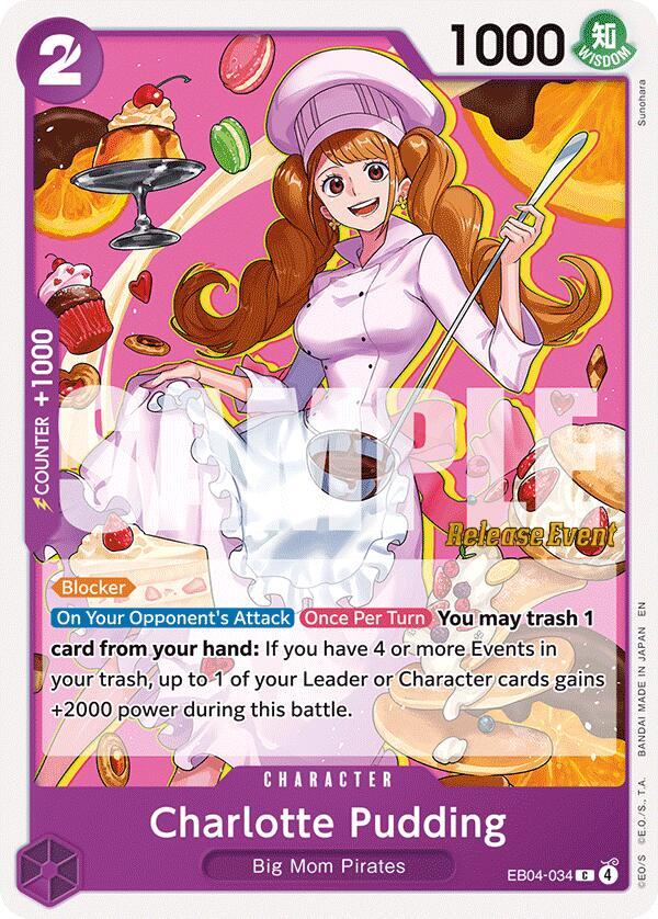 Charlotte Pudding (EB04-034) [The Azure Sea's Seven Release Event Cards]
