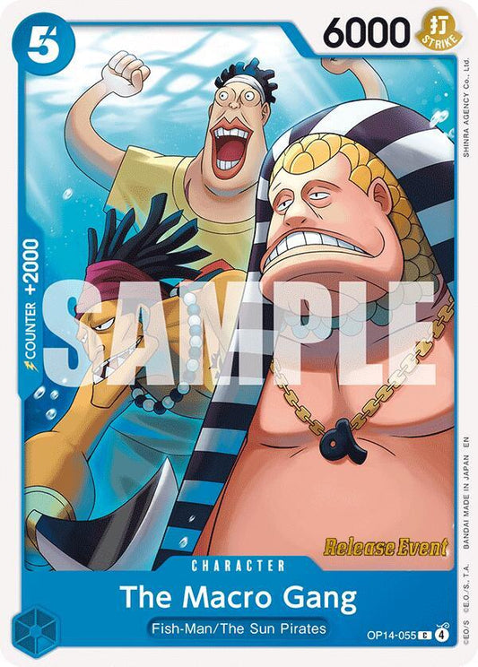 The Macro Gang (OP14-055) [The Azure Sea's Seven Release Event Cards]