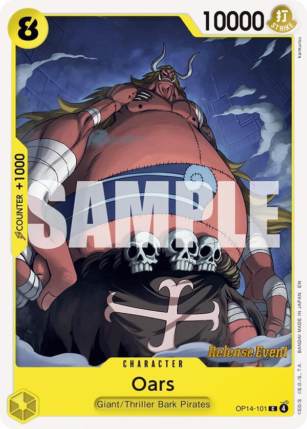 Oars (OP14-101) [The Azure Sea's Seven Release Event Cards]