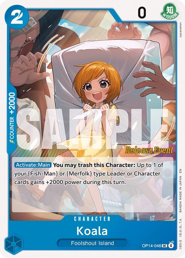Koala (OP14-046) [The Azure Sea's Seven Release Event Cards]