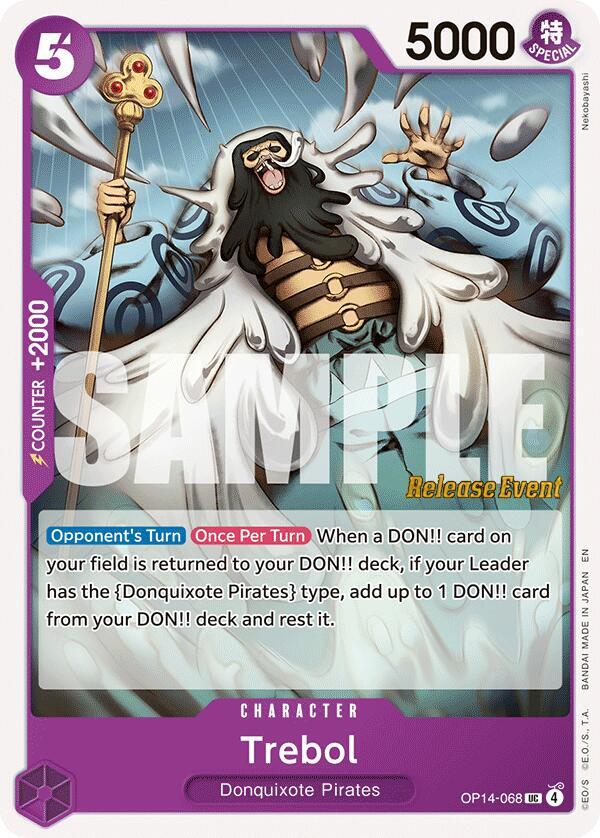 Trebol (OP14-068) [The Azure Sea's Seven Release Event Cards]