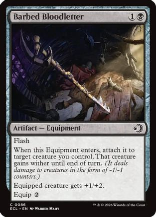 Barbed Bloodletter (ECL-086) - Lorwyn Eclipsed