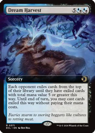 Dream Harvest (Extended Art) (ECL-371) - Lorwyn Eclipsed Foil