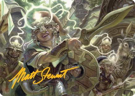 Thoughtweft Lieutenant Art Card (Gold-Stamped Signature) (ASECL-026) - Art Series: Lorwyn Eclipsed