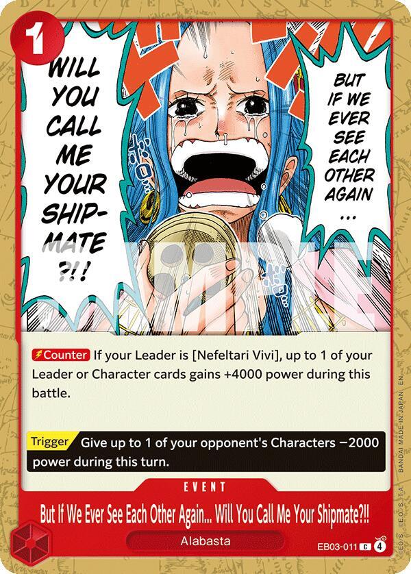 But If We Ever See Each Other Again... Will You Call Me Your Shipmate?!! (EB03-011) [Extra Booster: One Piece Heroines Edition]