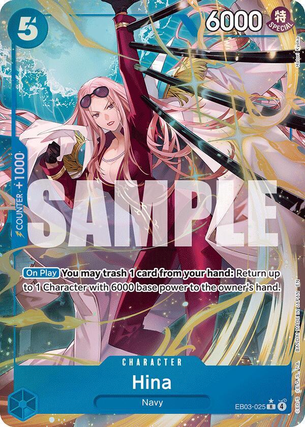 Hina (Alternate Art) (EB03-025) [Extra Booster: One Piece Heroines Edition]