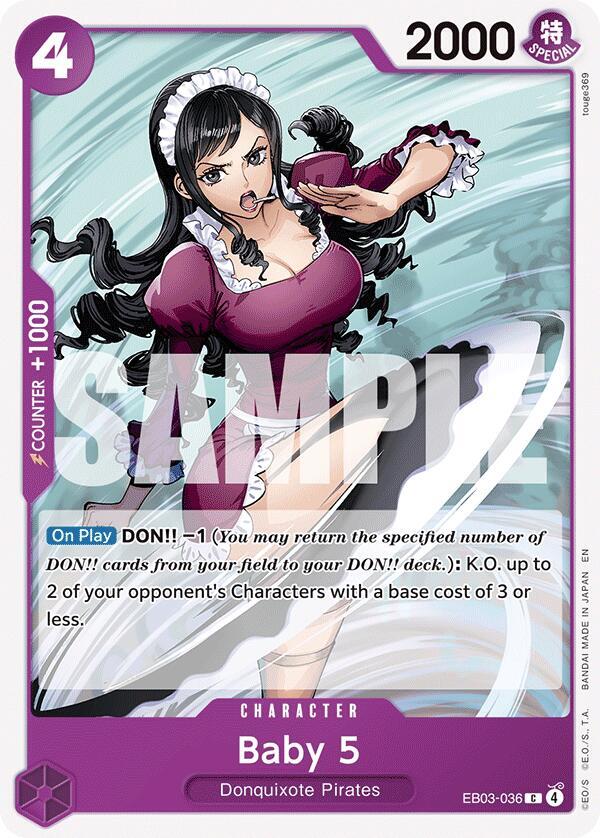 Baby 5 (EB03-036) [Extra Booster: One Piece Heroines Edition]