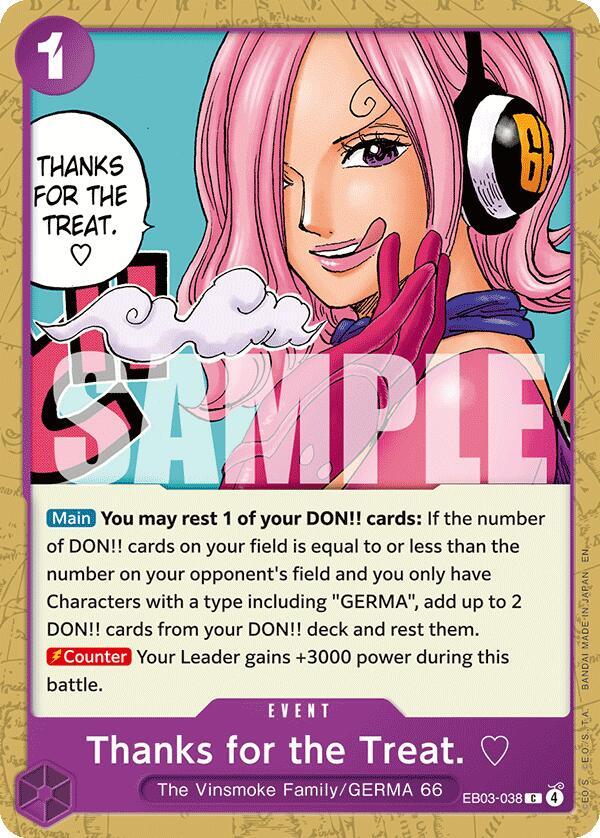 Thanks for the Treat. (EB03-038) [Extra Booster: One Piece Heroines Edition]