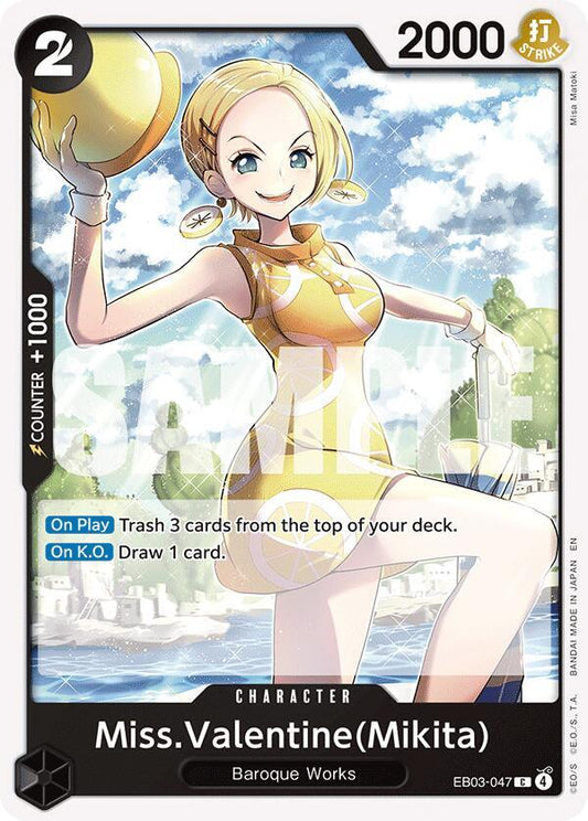 Miss.Valentine(Mikita) (EB03-047) [Extra Booster: One Piece Heroines Edition]