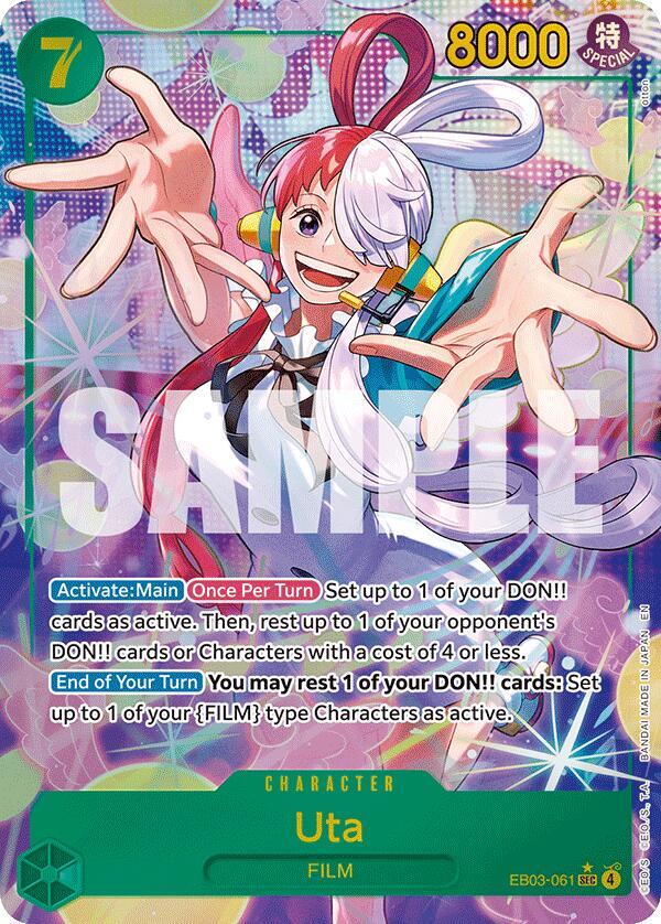 Uta (061) (Alternate Art) (EB03-061) [Extra Booster: One Piece Heroines Edition]