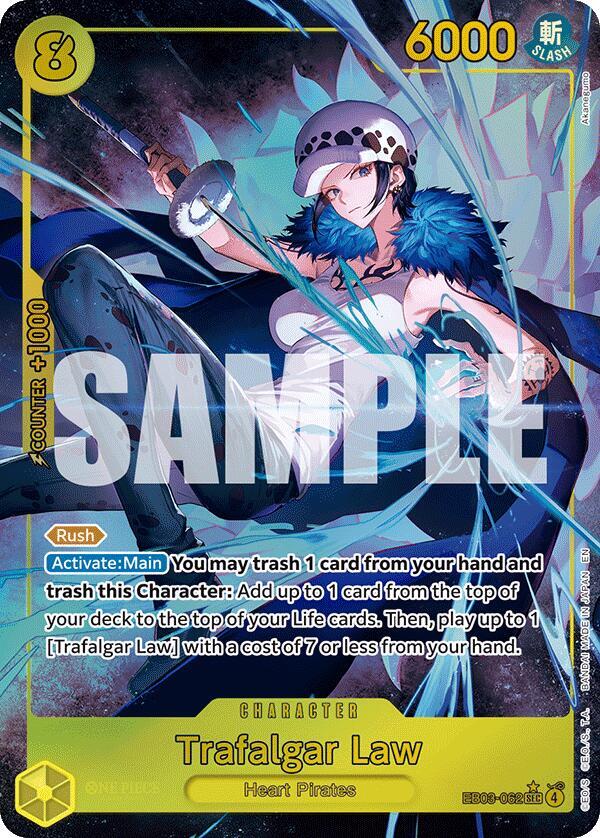 Trafalgar Law (Alternate Art) (EB03-062) [Extra Booster: One Piece Heroines Edition]