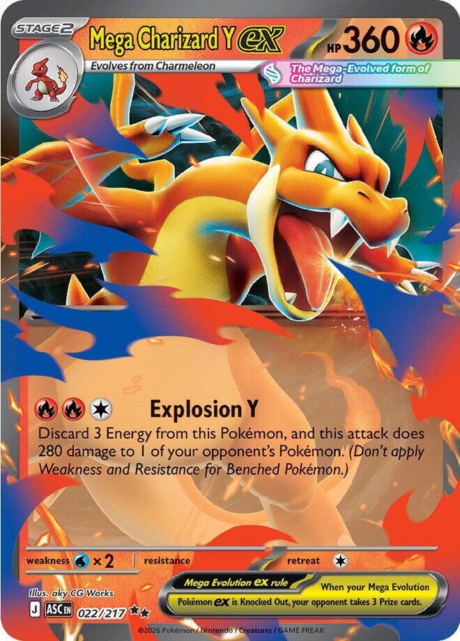Mega Charizard Y ex - 022/217 [ME: Ascended Heroes]