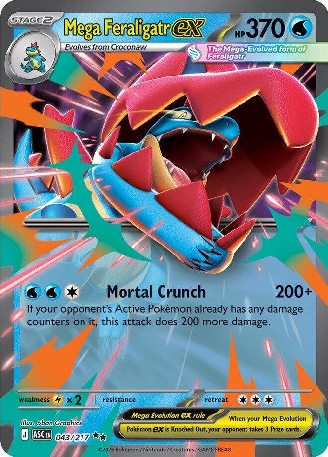 Mega Feraligatr ex - 043/217 [ME: Ascended Heroes]