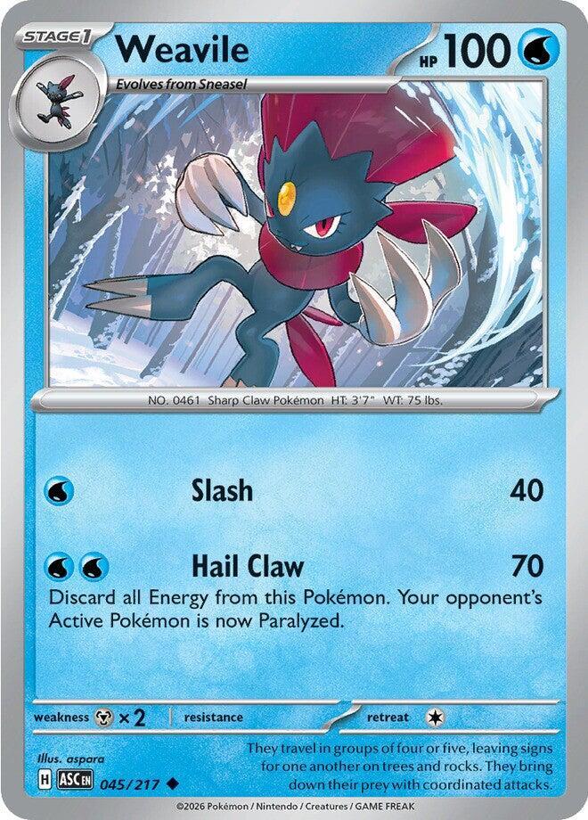 Weavile - 045/217 [ME: Ascended Heroes]