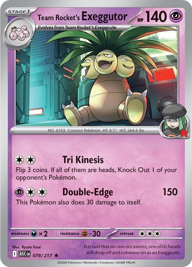 Team Rocket's Exeggutor (078/217) [ME: Ascended Heroes]