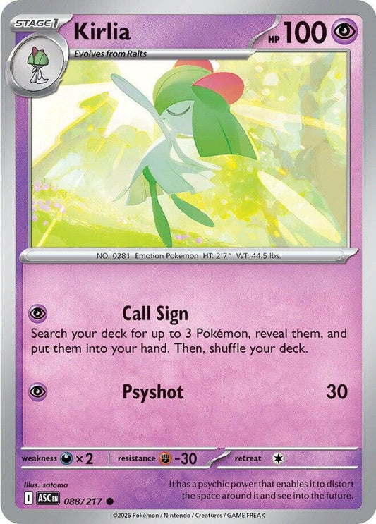 Kirlia (088/217) [ME: Ascended Heroes]