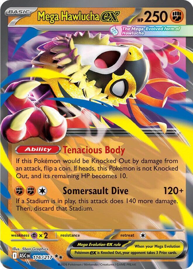 Mega Hawlucha ex - 116/217 [ME: Ascended Heroes]