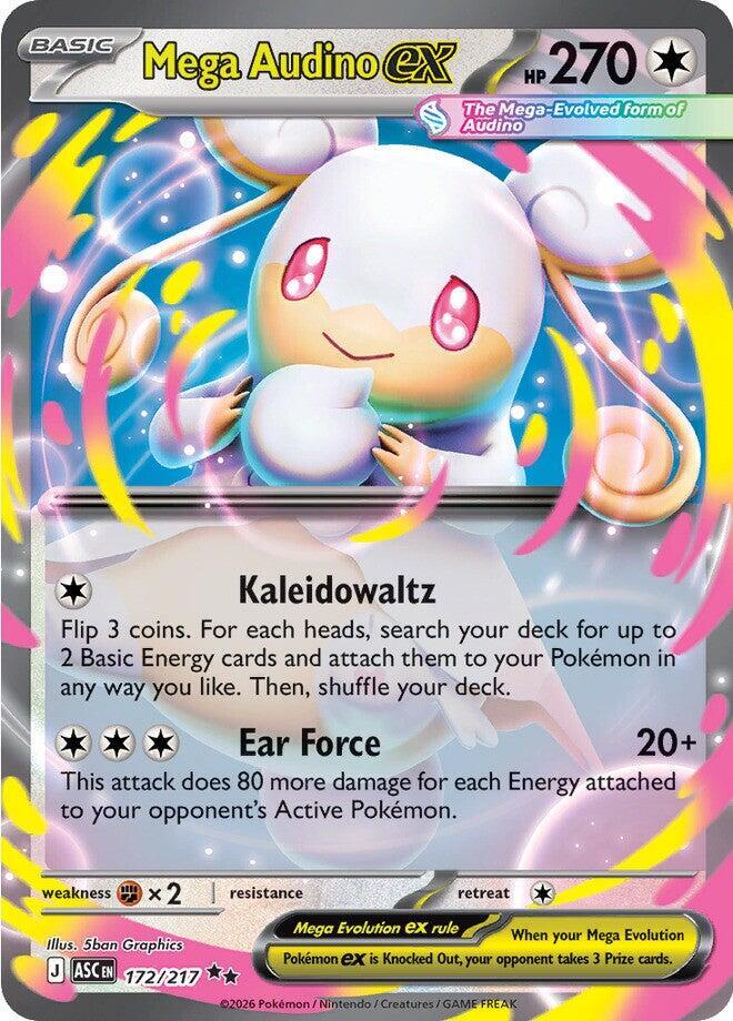 Mega Audino ex - 172/217 [ME: Ascended Heroes]