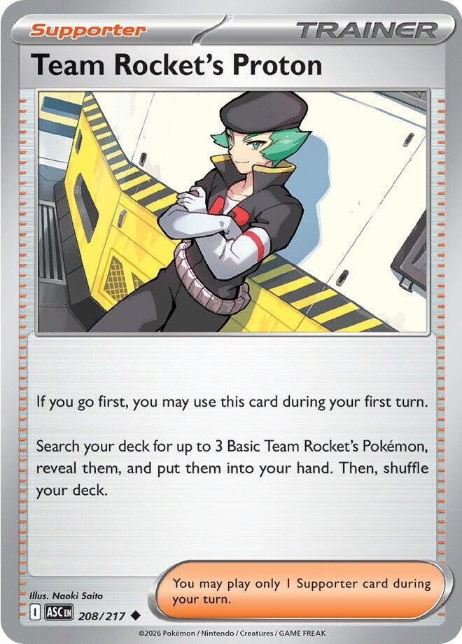 Team Rocket's Proton (208/217) [ME: Ascended Heroes]