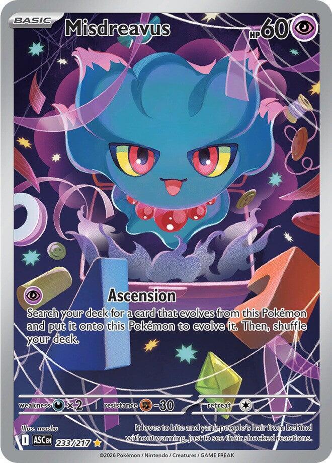 Misdreavus - 233/217 [ME: Ascended Heroes]