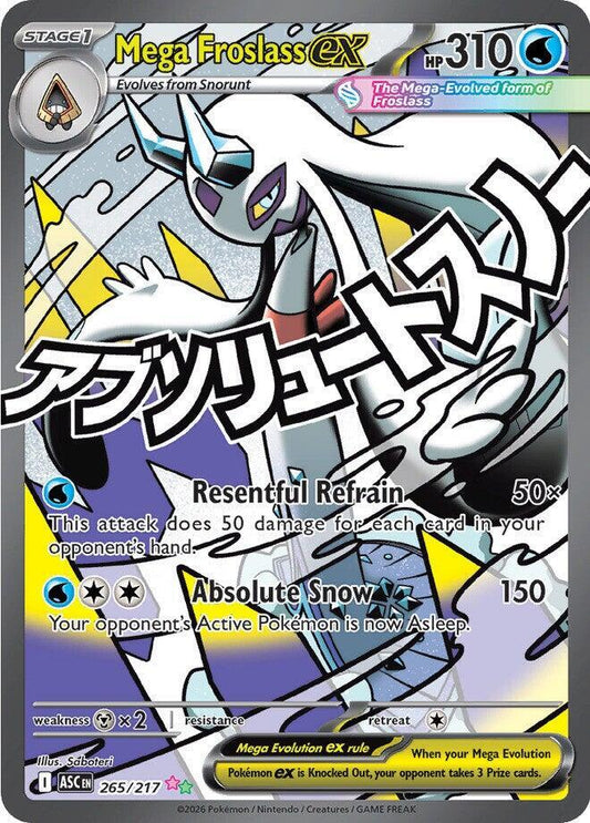 Mega Froslass ex - 265/217 [ME: Ascended Heroes]