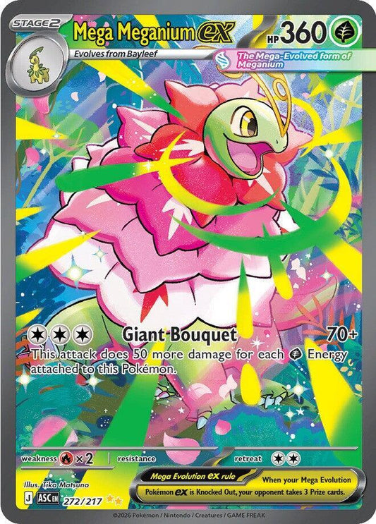 Mega Meganium ex - 272/217 [ME: Ascended Heroes]