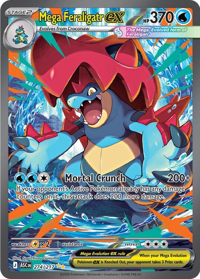 Mega Feraligatr ex - 274/217 [ME: Ascended Heroes]