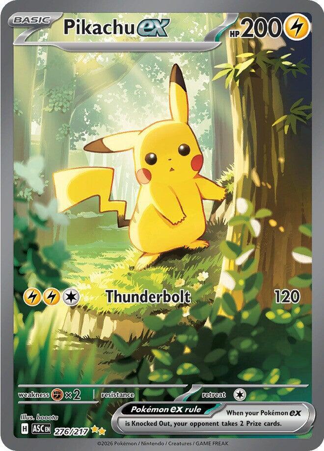 Pikachu ex - 276/217 [ME: Ascended Heroes]