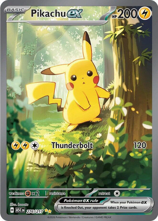Pikachu ex - 276/217 [ME: Ascended Heroes]