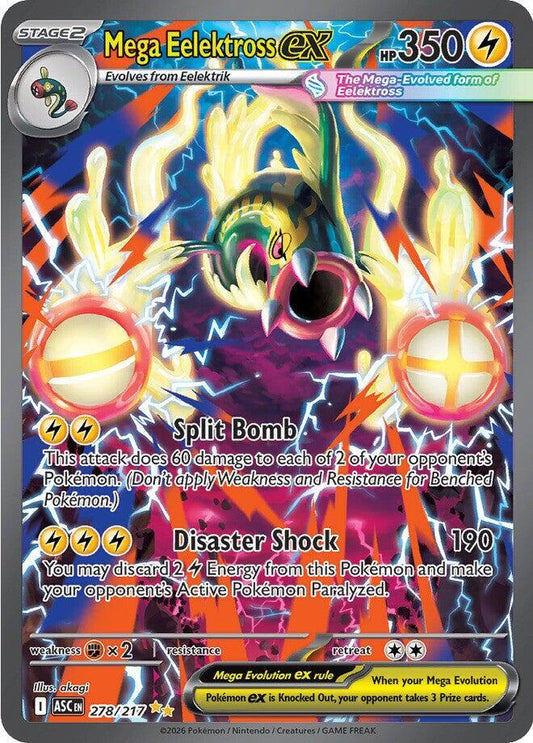Mega Eelektross ex - 278/217 [ME: Ascended Heroes]