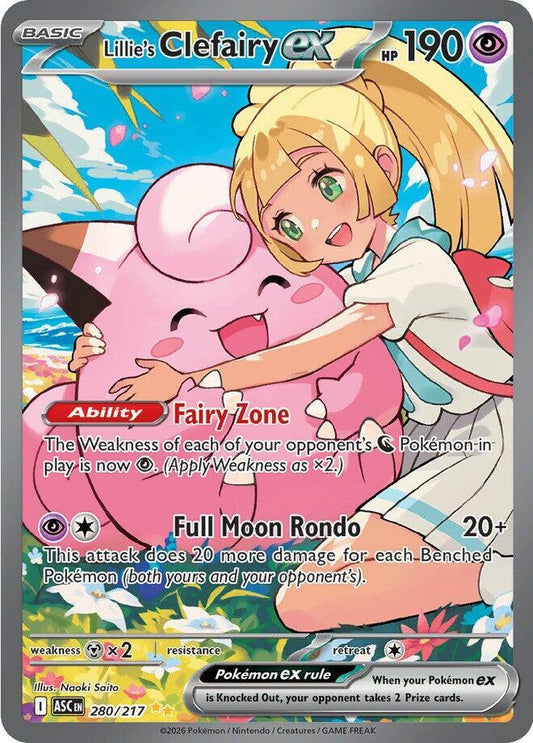 Lillie's Clefairy ex - 280/217 [ME: Ascended Heroes]